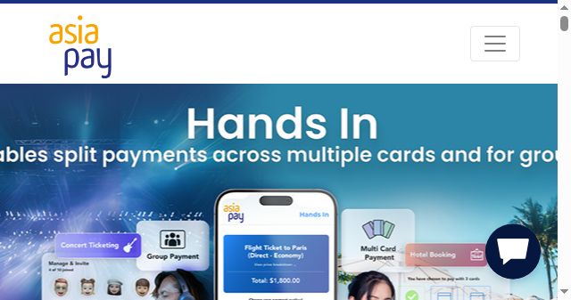 Screenshot of asiapay.com