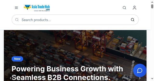 Screenshot of asiatradehub.com