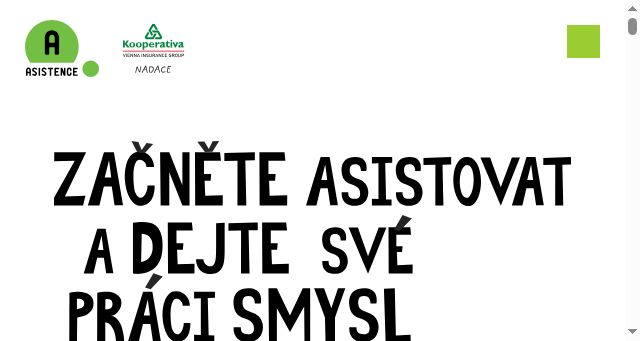 Screenshot of asistujeme.cz