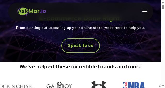 Screenshot of askmar.io