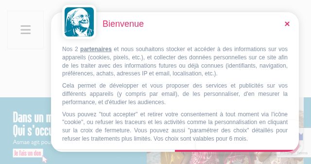 Screenshot of asmae.fr