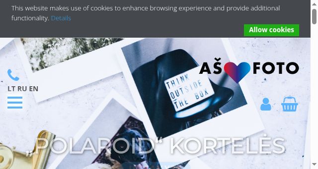 Screenshot of asmylfoto.lt