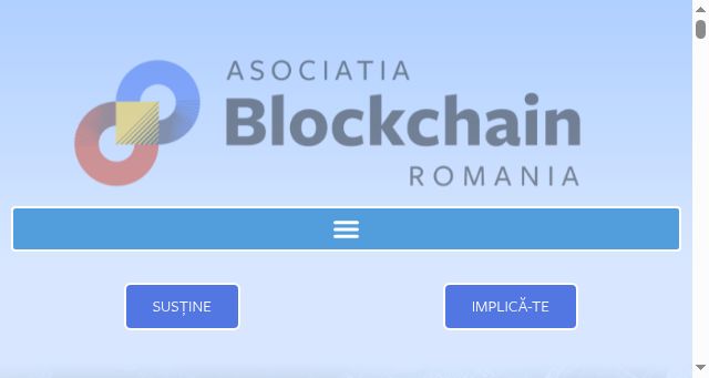 Screenshot of asociatiablockchain.ro