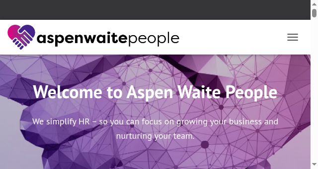 Screenshot of aspenwaitepeople.co.uk