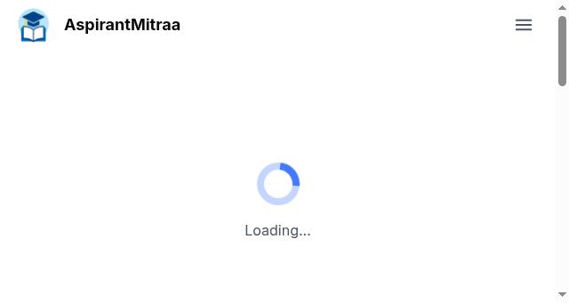Screenshot of aspirantmitraa.com