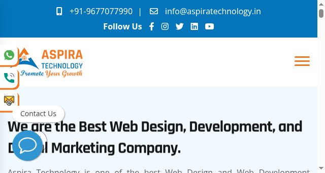 Screenshot of aspiratechnology.in