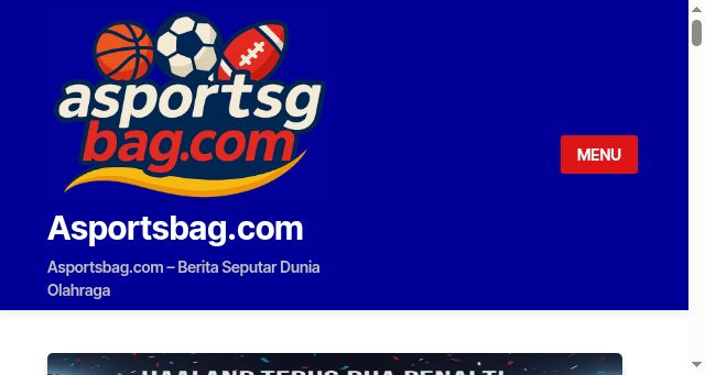 Screenshot of asportsbag.com