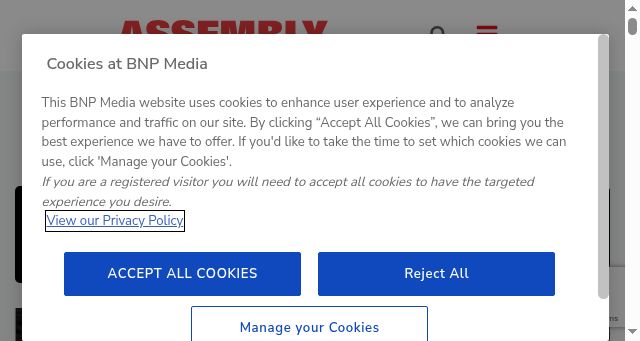 Screenshot of assemblymag.com