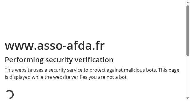 Screenshot of asso-afda.fr