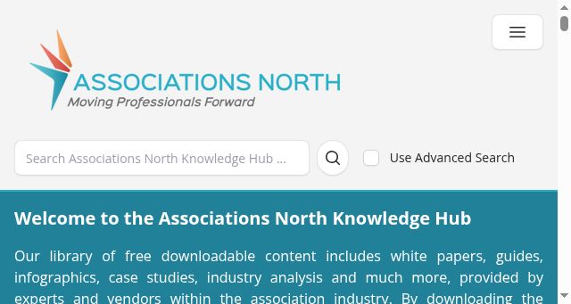 Screenshot of associationsnorthhub.com