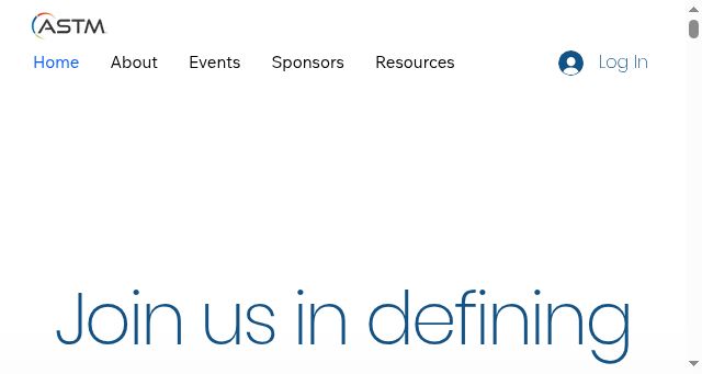 Screenshot of astm.online