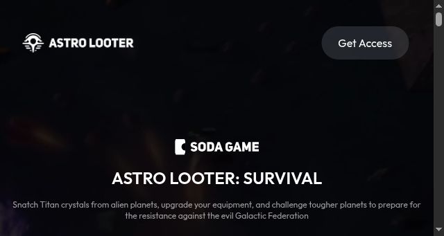 Screenshot of astrolooter.com
