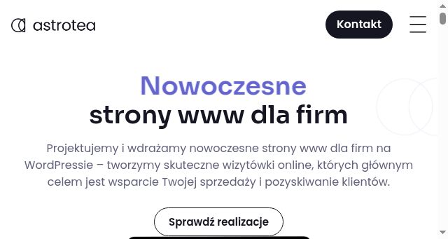 Screenshot of astrotea.pl