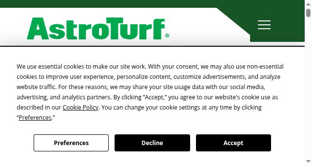Screenshot of astroturf.com