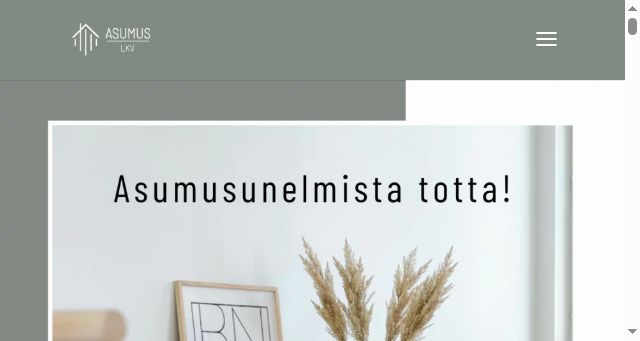 Screenshot of asumusto.fi