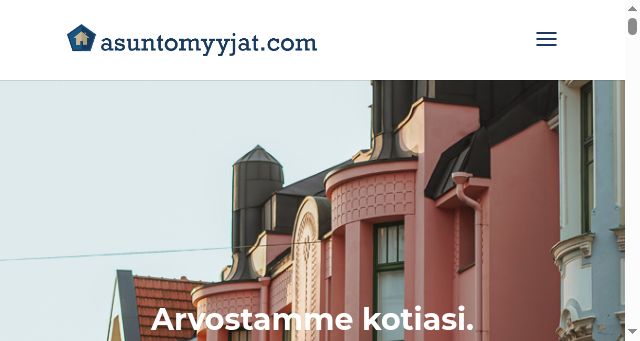 Screenshot of asuntomyyjat.com