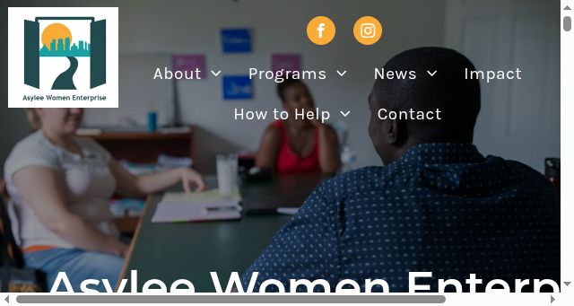 Screenshot of asyleewomen.org