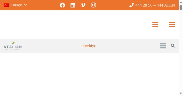Screenshot of atalian.com.tr