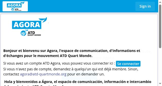 Screenshot of atd-agora.org