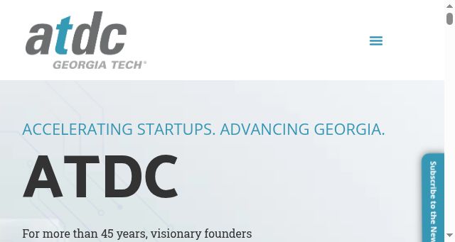 Screenshot of atdc.org