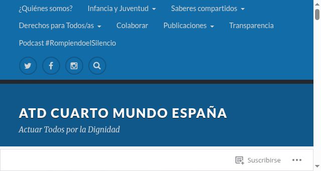 Screenshot of atdcuartomundo.es