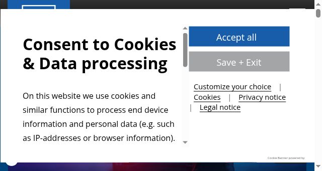 Screenshot of ate.de