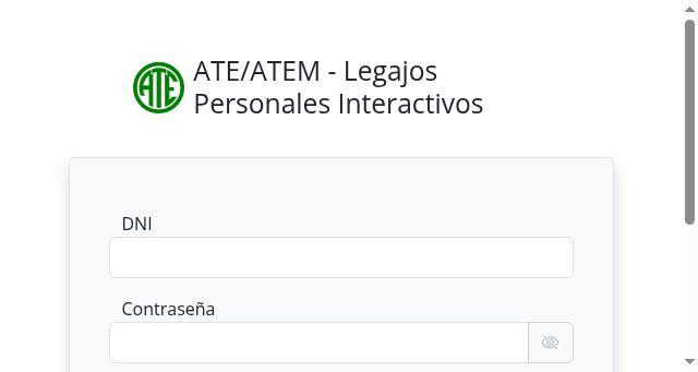 Screenshot of atelegajos.com.ar