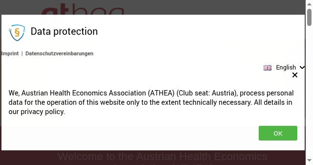 Screenshot of athea.at