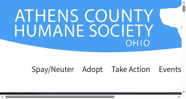 Screenshot of athenshumane.org