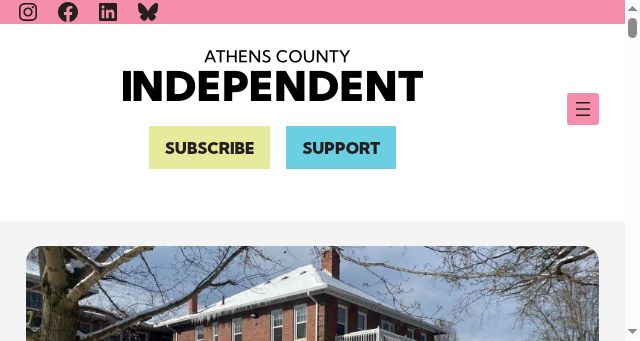 Screenshot of athensindependent.com