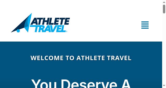 Screenshot of athletetravel.com