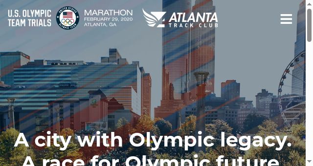 Screenshot of atlanta2020trials.com