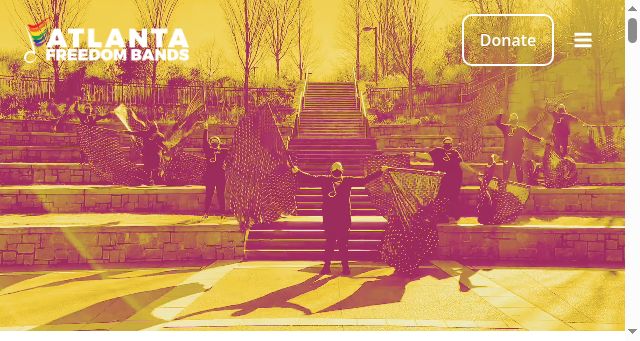 Screenshot of atlantafreedombands.com