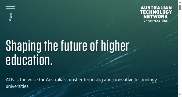 Screenshot of atn.edu.au