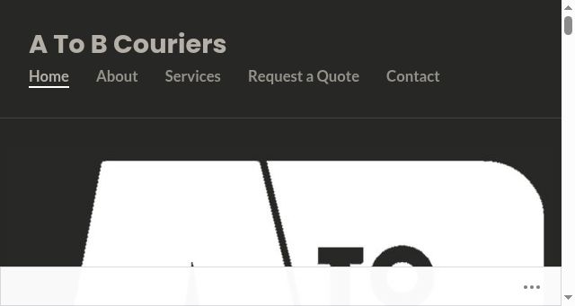 Screenshot of atobcouriers.ca