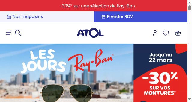 Screenshot of atol.fr