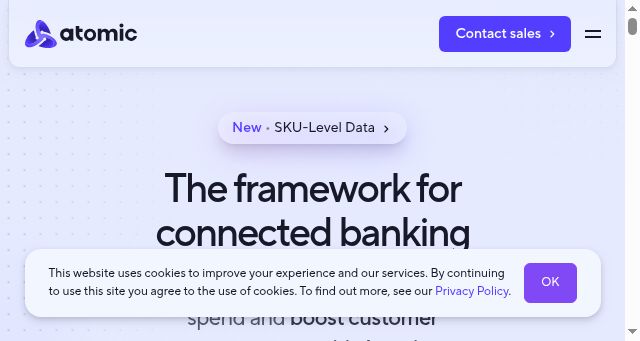 Screenshot of atomic.financial