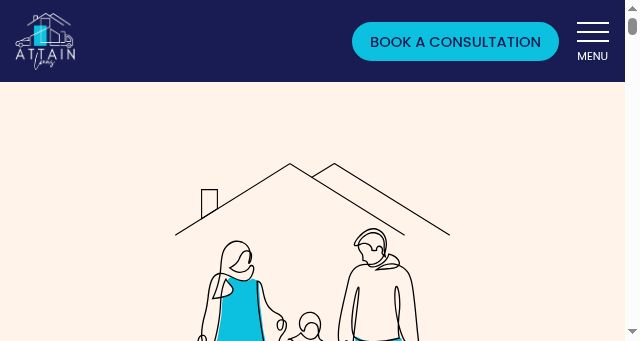 Screenshot of attainloans.com.au