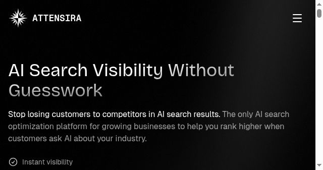 Screenshot of attensira.com