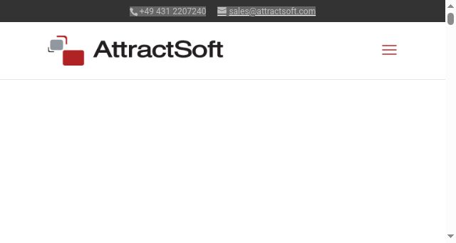 Screenshot of attractsoft.com