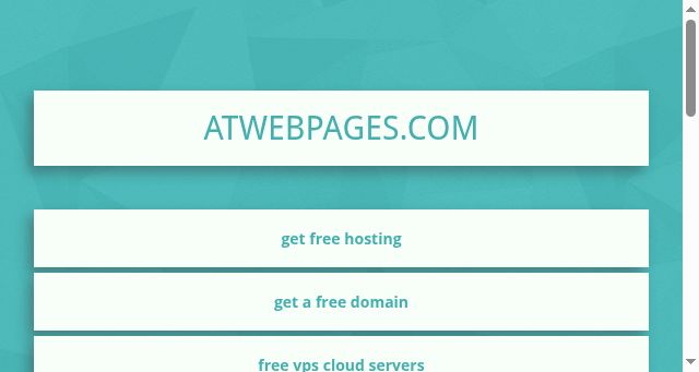 Screenshot of atwebpages.com