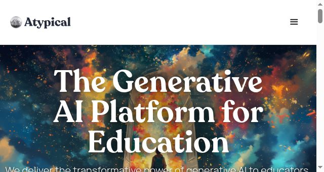 Screenshot of atypicalai.com