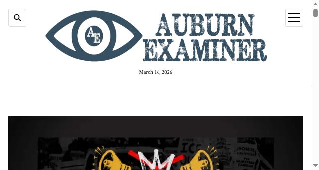 Screenshot of auburnexaminer.com