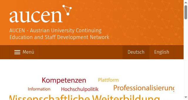 Screenshot of aucen.ac.at