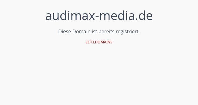 Screenshot of audimax-media.de