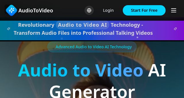 Screenshot of audiotovideo.pro