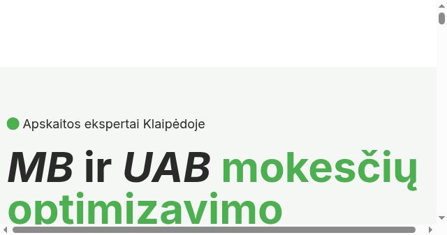 Screenshot of audronta.lt