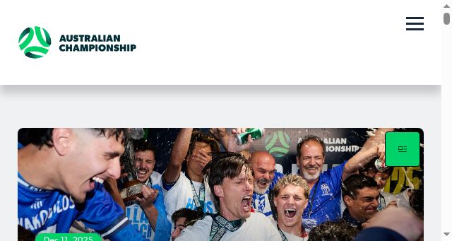 Screenshot of australianchampionship.com.au