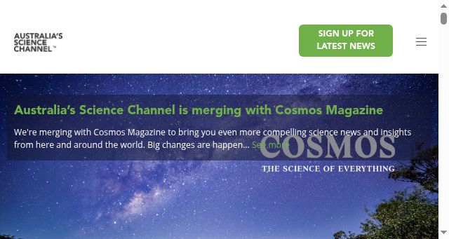 Screenshot of australiascience.tv