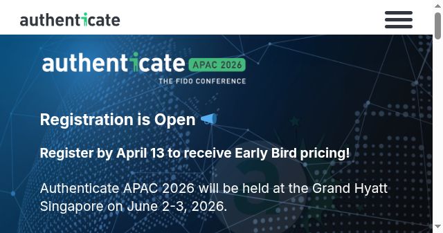 Screenshot of authenticatecon.com